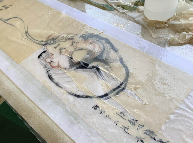 掛かりが悪い掛軸